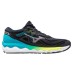 Mizuno WAVE SKY 4 (W) Кроссовки беговые женские Темно-серый/Голубой