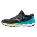 Mizuno WAVE SKY 4 (W) Кроссовки беговые женские Темно-серый/Голубой