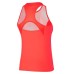 Mizuno PRINTED TANK (W) Майка теннисная женская Коралловый/Голубой