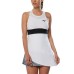 Mizuno PRINTED DRESS (W) Платье теннисное женское Белый/Черный