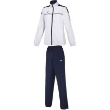 Mizuno MICRO TRACKSUIT (W) Костюм спортивный женский Белый/Темно-синий