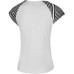 Mizuno PRINTED TEE (W) Футболка теннисная женская Белый/Черный