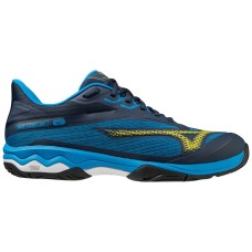 Mizuno WAVE EXCEED LIGHT 2 AC Кроссовки теннисные Синий/Темно-синий/Желтый