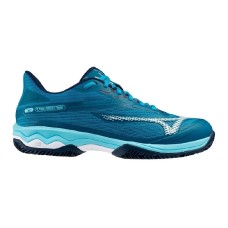 Mizuno WAVE EXCEED LIGHT 2 CC Кроссовки теннисные Голубой/Белый