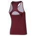 Mizuno PRINTED TANK (W) Майка теннисная женская Бордовый/Серый