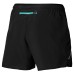 Mizuno ALPHA 5.5 SHORT "BLACK" Шорты беговые Черный/Голубой