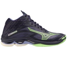 Mizuno WAVE LIGHTNING Z7 MID Кроссовки волейбольные Темно-синий/Зеленый