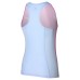 Mizuno CHARGE PRINTED TANK (W) Майка теннисная женская Розовый/Голубой