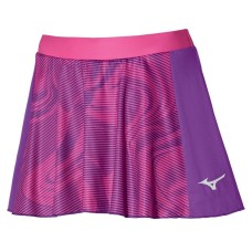 Mizuno CHARGE PRINTED FLYING SKIRT (W) Юбка-шорты теннисные женские Розовый