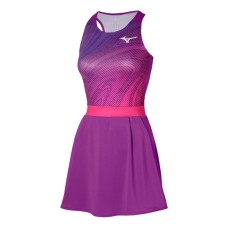 Mizuno CHARGE PRINTED DRESS (W) Платье теннисное женское Фиолетовый/Розовый
