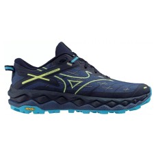 Mizuno WAVE MUJIN X Кроссовки беговые Темно-синий/Салатовый
