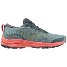 Mizuno WAVE RIDER TT (W) Кроссовки беговые женские Зеленый/Желтый