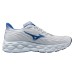 Mizuno WAVE SKY 8 Кроссовки беговые Белый/Синий