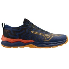 Mizuno WAVE DAICHI 8 Кроссовки беговые Темно-синий/Желтый