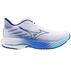 Mizuno WAVE RIDER 28 Кроссовки беговые Белый/Темно-синий
