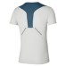 Mizuno DRYAEROFLOW TEE "NIMBUS CLOUD" Футболка беговая Белый/Голубой