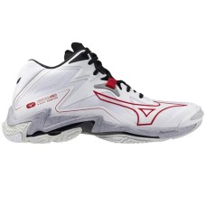 Mizuno WAVE LIGHTNING Z8 MID Кроссовки волейбольные Белый/Красный