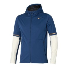Mizuno THERMAL CHARGE BT JACKET Куртка беговая утепленная Темно-синий/Бежевый