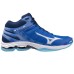 Mizuno WAVE VOLTAGE 2 MID Кроссовки волейбольные Синий/Белый