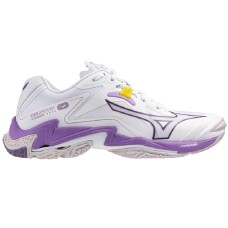 Mizuno WAVE LIGHTNING Z8 (W) Кроссовки волейбольные женские Белый/Фиолетовый