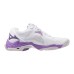 Mizuno WAVE LIGHTNING Z8 (W) Кроссовки волейбольные женские Белый/Фиолетовый