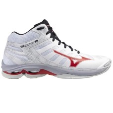 Mizuno WAVE VOLTAGE 2 MID Кроссовки волейбольные Белый/Красный