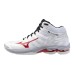 Mizuno WAVE VOLTAGE 2 MID Кроссовки волейбольные Белый/Красный