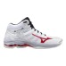 Mizuno WAVE VOLTAGE 2 MID Кроссовки волейбольные Белый/Красный