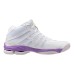 Mizuno WAVE VOLTAGE 2 MID (W) Кроссовки волейбольные женские Белый/Фиолетовый