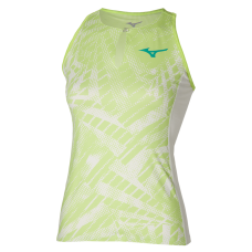 Mizuno MUGEN PRINTED T-SHIRT (W) Футболка теннисная женская Салатовый