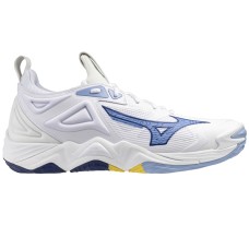 Mizuno WAVE MOMENTUM 3 Кроссовки волейбольные Белый/Голубой/Желтый