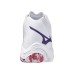 Mizuno WAVE LIGHTNING Z8 MID (W) Кроссовки волейбольные женские Белый/Фиолетовый/Розовый