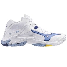Mizuno WAVE LIGHTNING Z8 MID Кроссовки волейбольные Белый/Голубой/Желтый