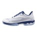 Mizuno WAVE EXCEED LIGHT 2 AC (W) Кроссовки теннисные женские Белый/Темно-синий