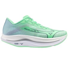 Mizuno WAVE REBELLION FLASH 2 Кроссовки беговые Зеленый/Серый