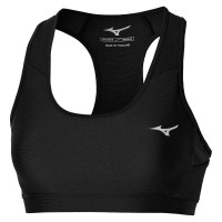 Mizuno ALPHA BRA (W) "BLACK" Топ беговой женский Черный